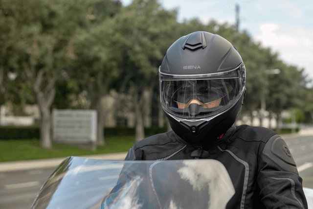 SENA 0100-2176 Outrush R Helmet - Black - Small — image 4 of 5