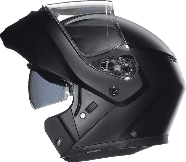 AGV 0100-2367 Streetmodular Helmet - Mono - Matte Black - Large — image 3 of 6