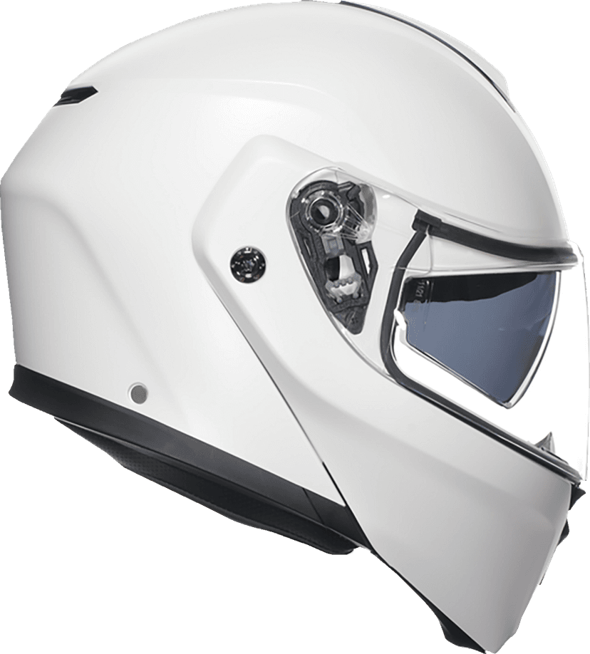 AGV 0100-2370 Streetmodular Helmet - Mono - Matte White - Small — image 3 of 6