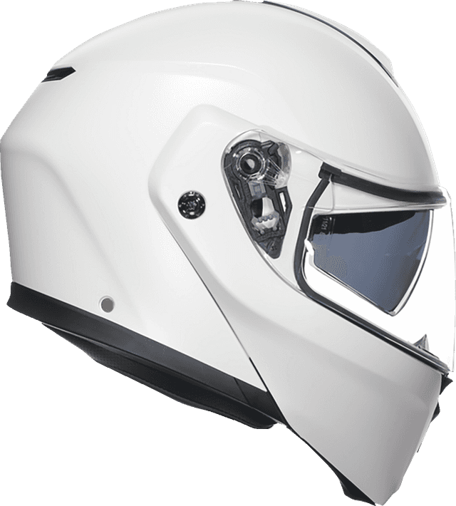 AGV 0100-2371 Streetmodular Helmet - Mono - Matte White - Medium — image 2 of 6