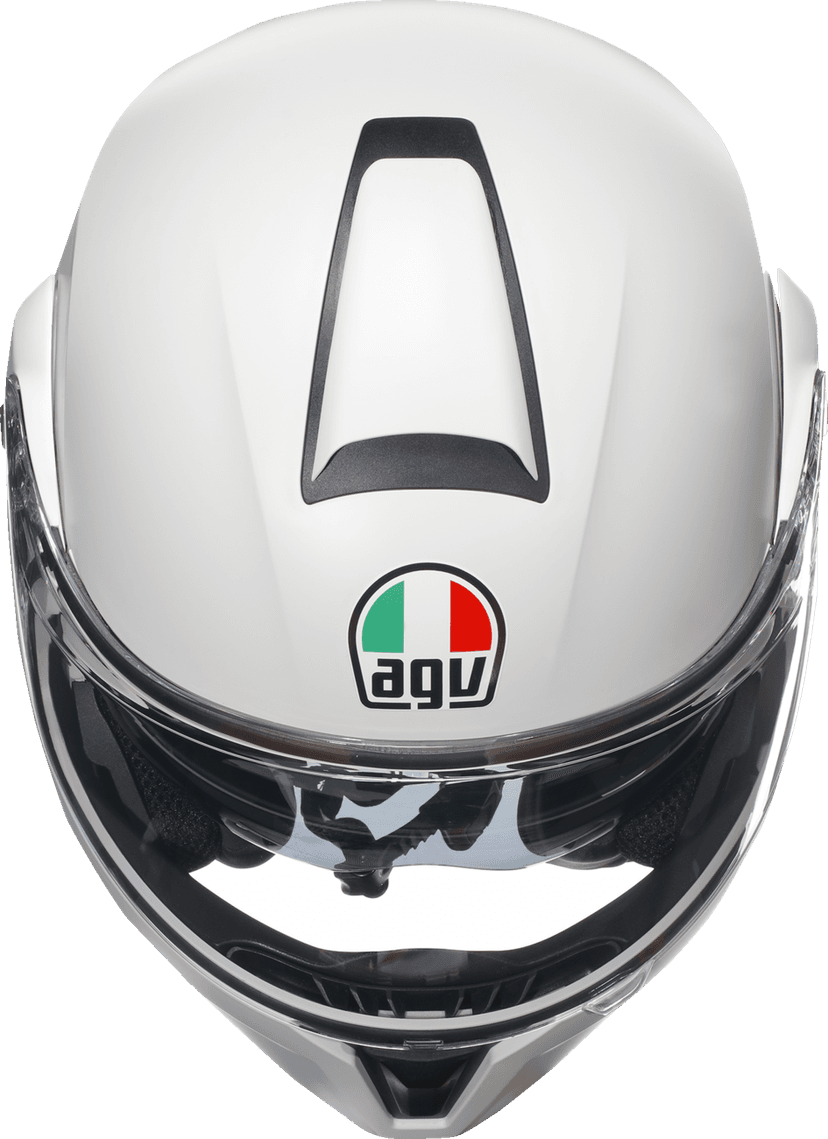 AGV 0100-2372 Streetmodular Helmet - Mono - Matte White - Large — image 4 of 6