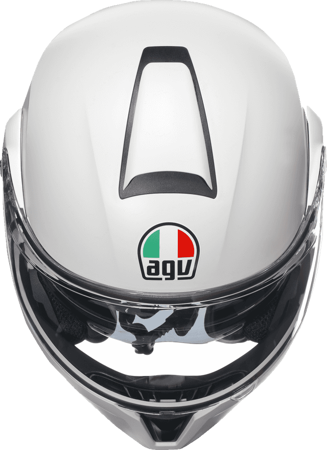 AGV 0100-2374 Streetmodular Helmet - Mono - Matte White - 2XL — image 4 of 6