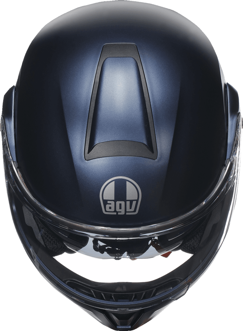 AGV 0100-2375 Streetmodular Helmet - Mono - Matte Blue - Small — image 5 of 6