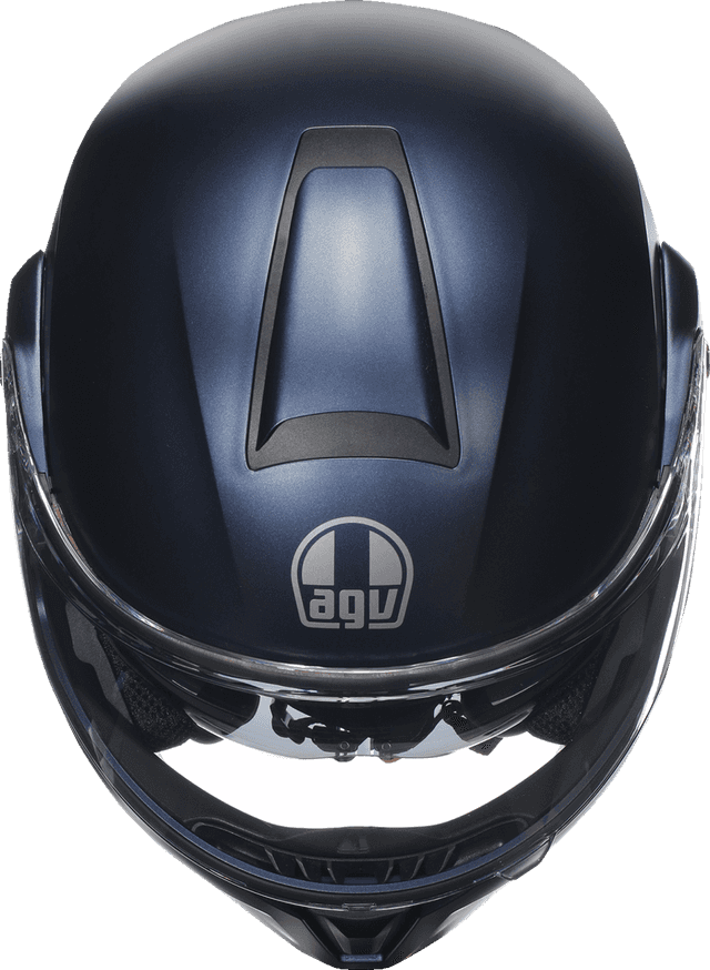 AGV 0100-2377 Streetmodular Helmet - Mono - Matte Blue - Large — image 6 of 6