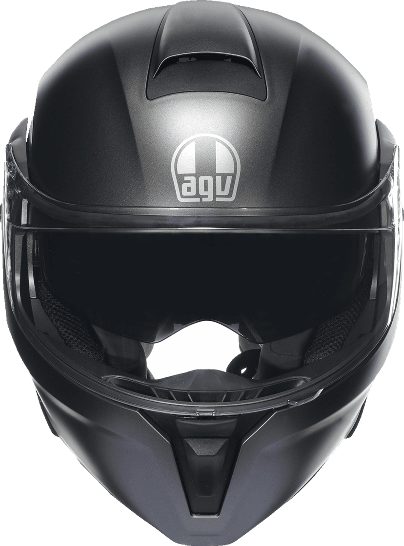 AGV 0100-2381 Streetmodular Helmet - Mono - Matte Gray - Medium — image 5 of 6