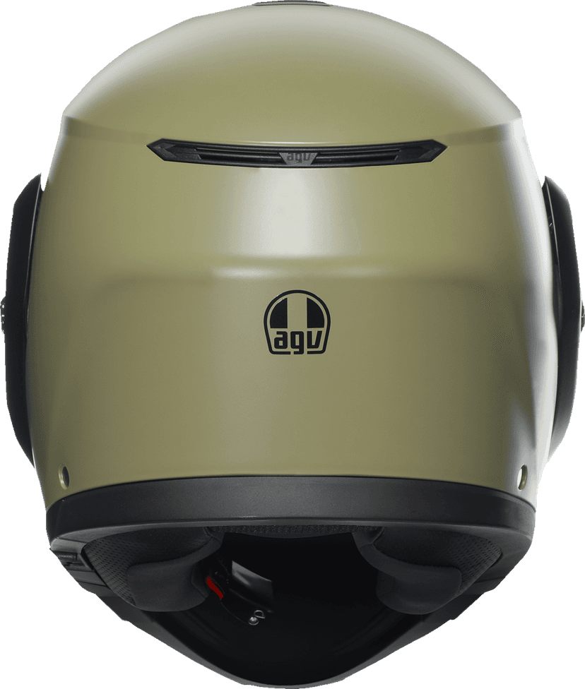AGV 0100-2385 Streetmodular Helmet - Mono - Matte Pastello Green/Black - Small — image 4 of 7