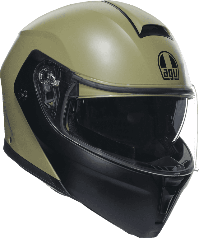 AGV 0100-2385 Streetmodular Helmet - Mono - Matte Pastello Green/Black - Small — image 1 of 7