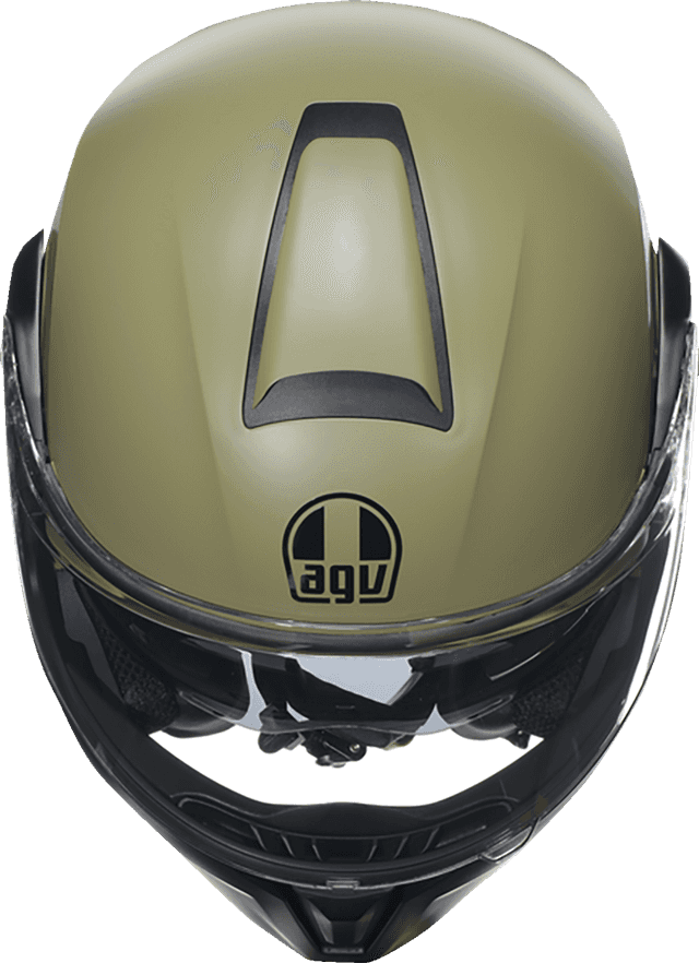 AGV 0100-2386 Streetmodular Helmet - Mono - Matte Pastello Green/Black - Medium — image 6 of 7