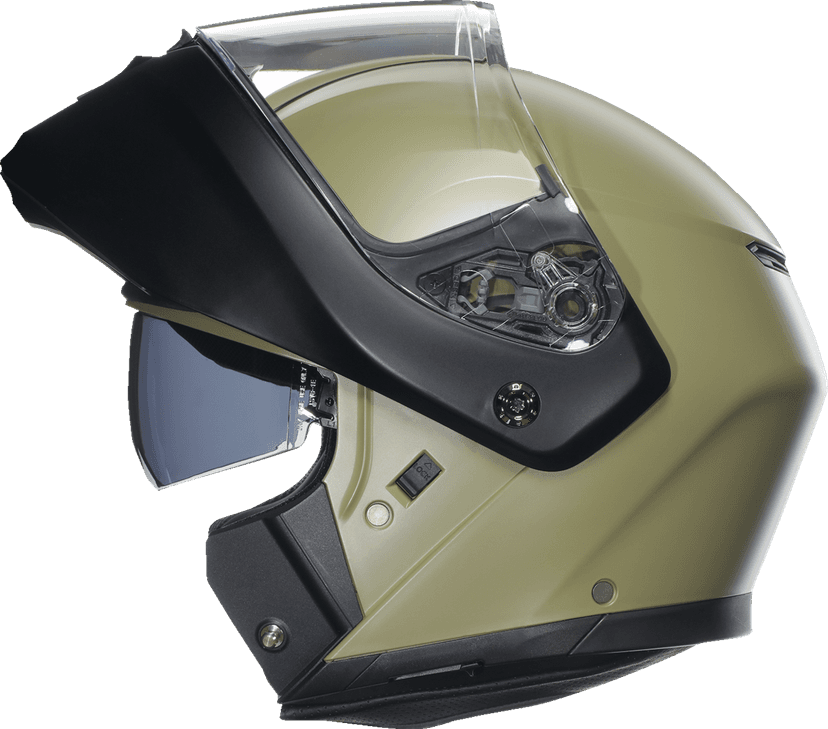 AGV 0100-2389 Streetmodular Helmet - Mono - Matte Pastello Green/Black - 2XL — image 7 of 7