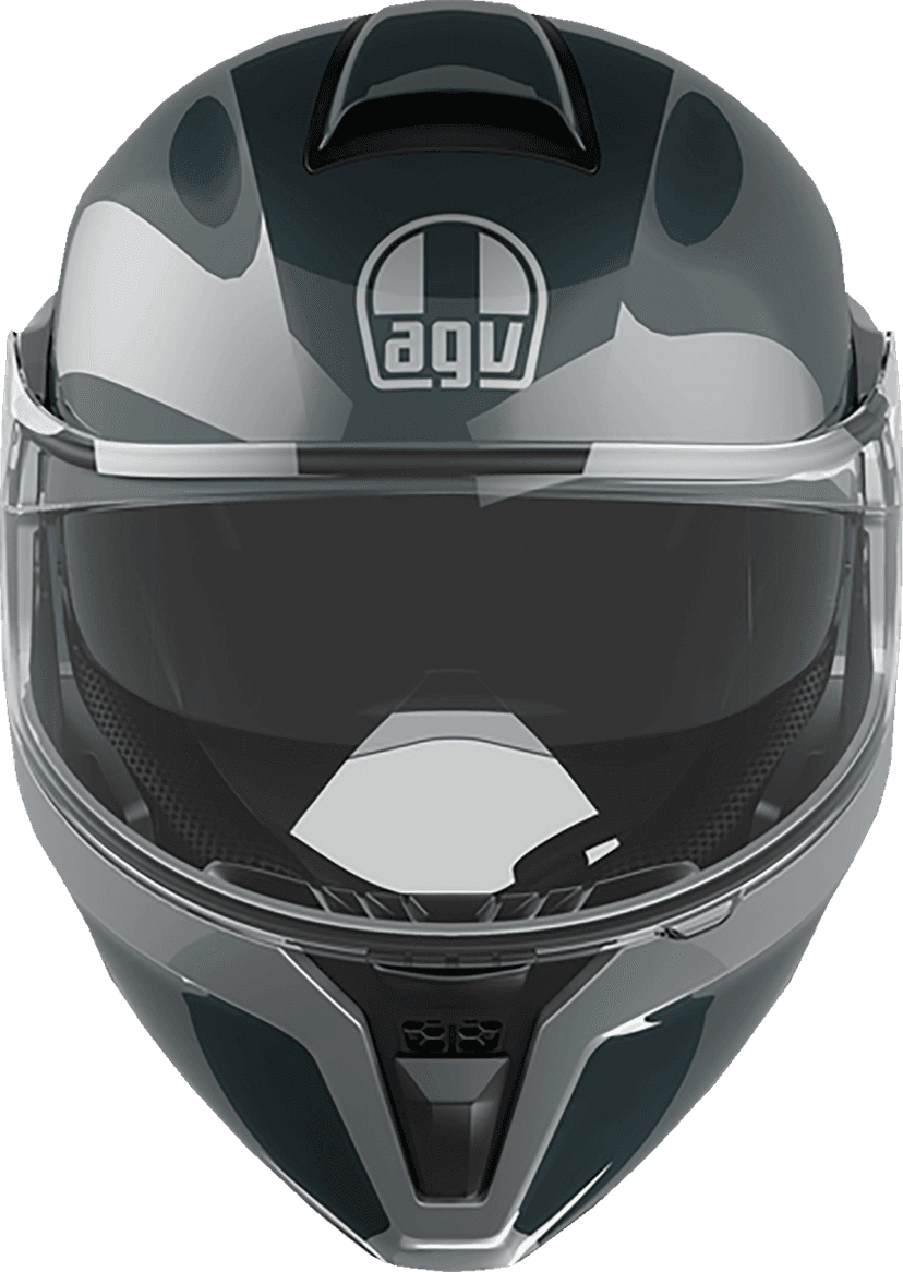 AGV 0100-2393 Streetmodular Helmet - Levico - Gray/Silver - XL — image 2 of 5
