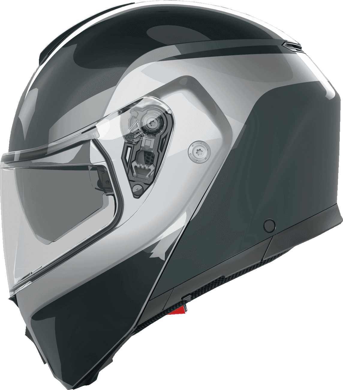 AGV 0100-2394 Streetmodular Helmet - Levico - Gray/Silver - 2XL