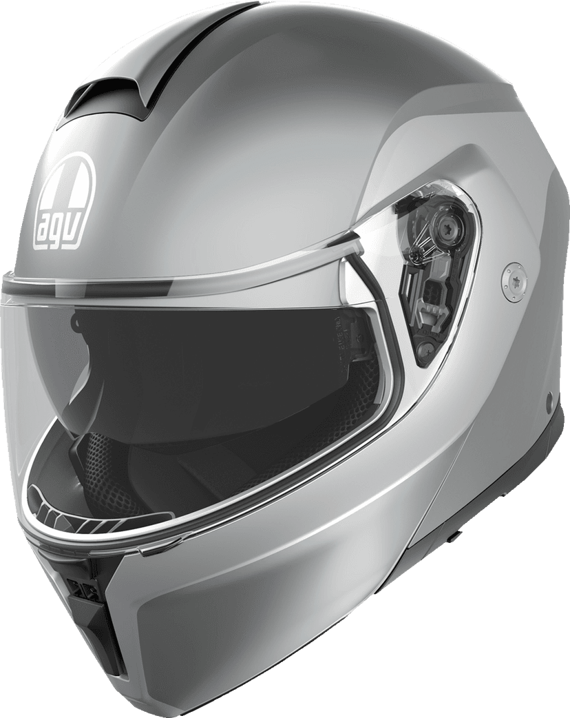 AGV 0100-2396 Streetmodular Helmet - Levico - Double Light Gray - Medium — image 1 of 5