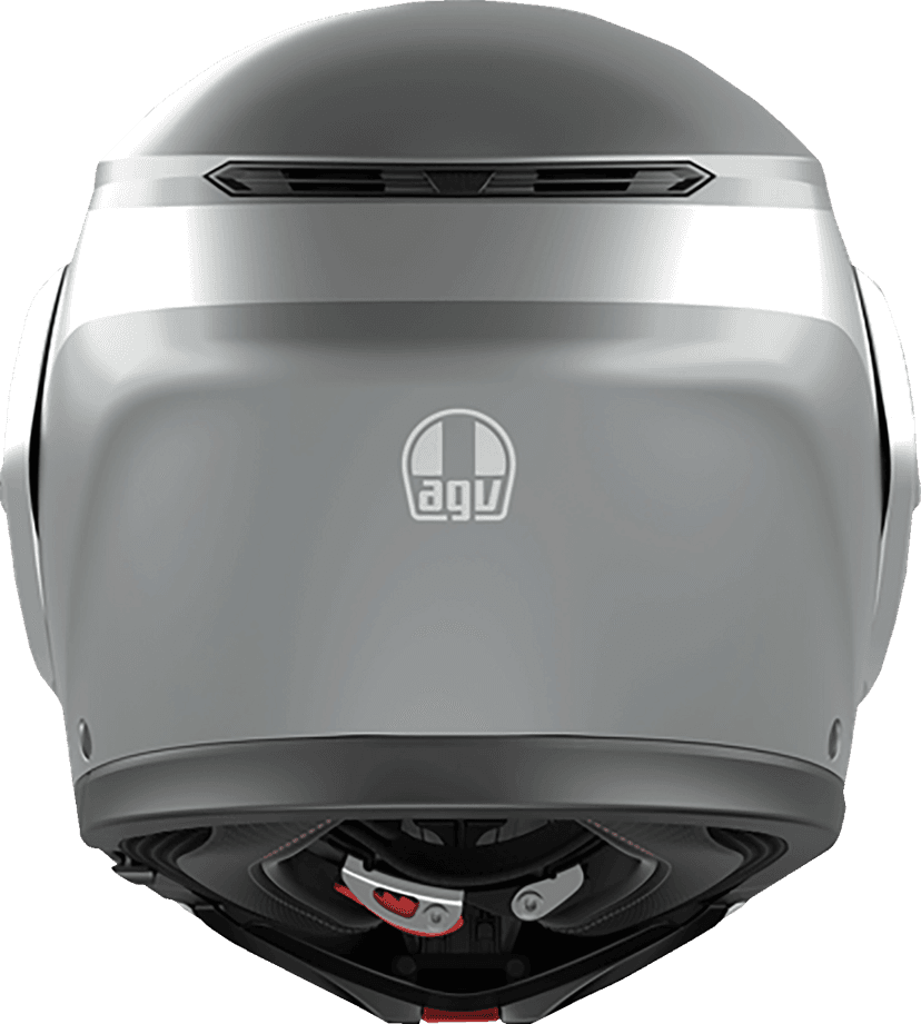 AGV 0100-2398 Streetmodular Helmet - Levico - Double Light Gray - XL — image 3 of 5