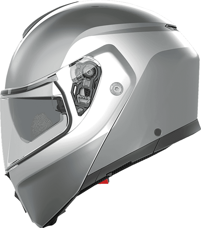 AGV 0100-2398 Streetmodular Helmet - Levico - Double Light Gray - XL — image 2 of 5
