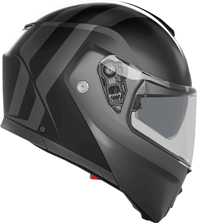 AGV 0100-2400 Streetmodular Helmet - Resia - Matte Black/Gray - Small — image 2 of 5