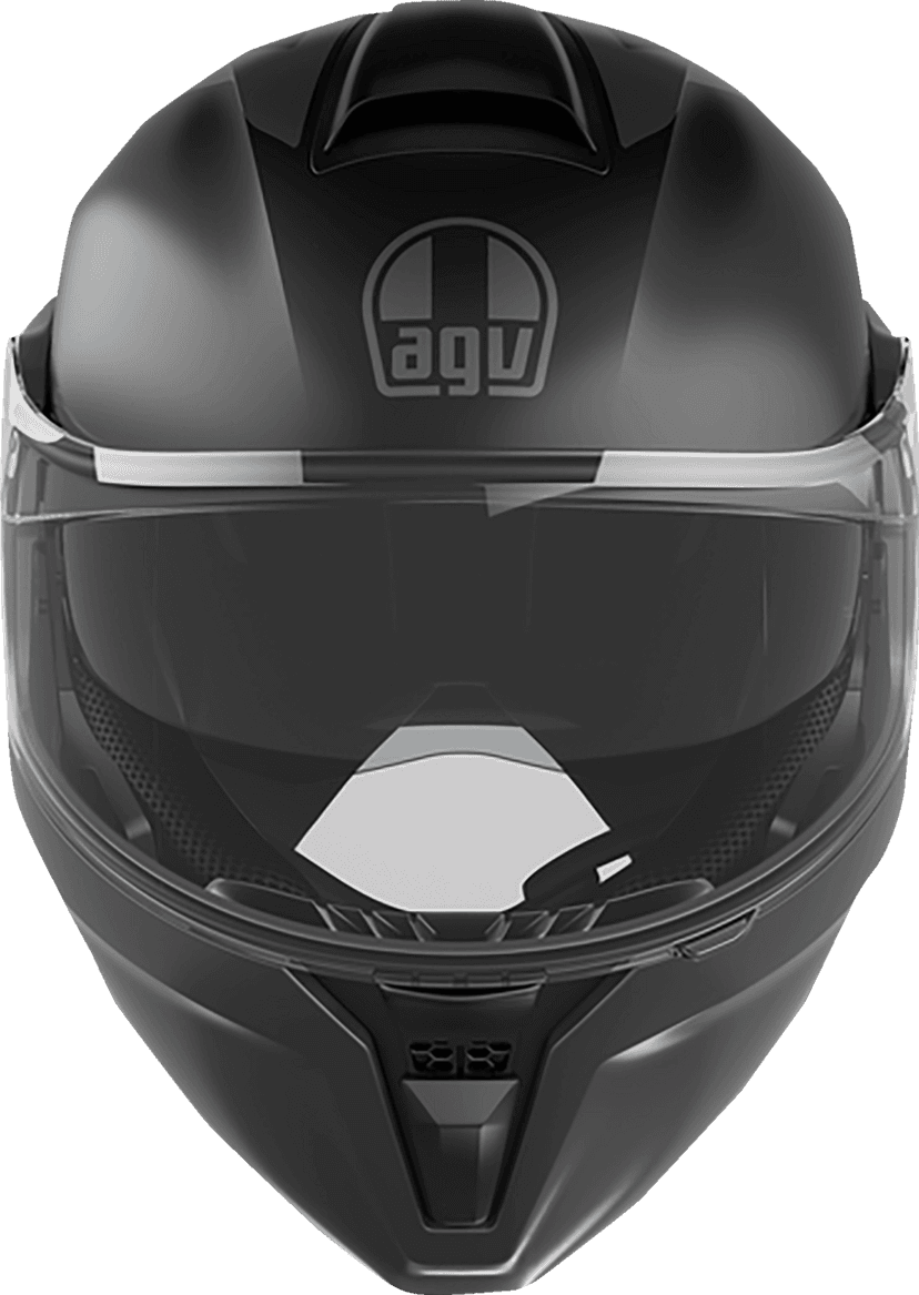 AGV 0100-2402 Streetmodular Helmet - Resia - Matte Black/Gray - Large — image 5 of 5