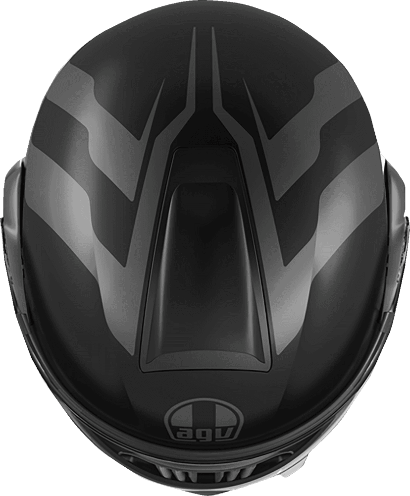 AGV 0100-2403 Streetmodular Helmet - Resia - Matte Black/Gray - XL — image 4 of 5
