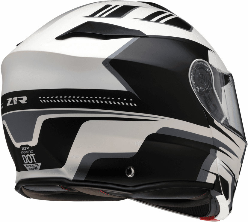 Z1R 0100-2438 Solaris 2.0 Modular Helmet - Slater - White - 2XL — image 3 of 3