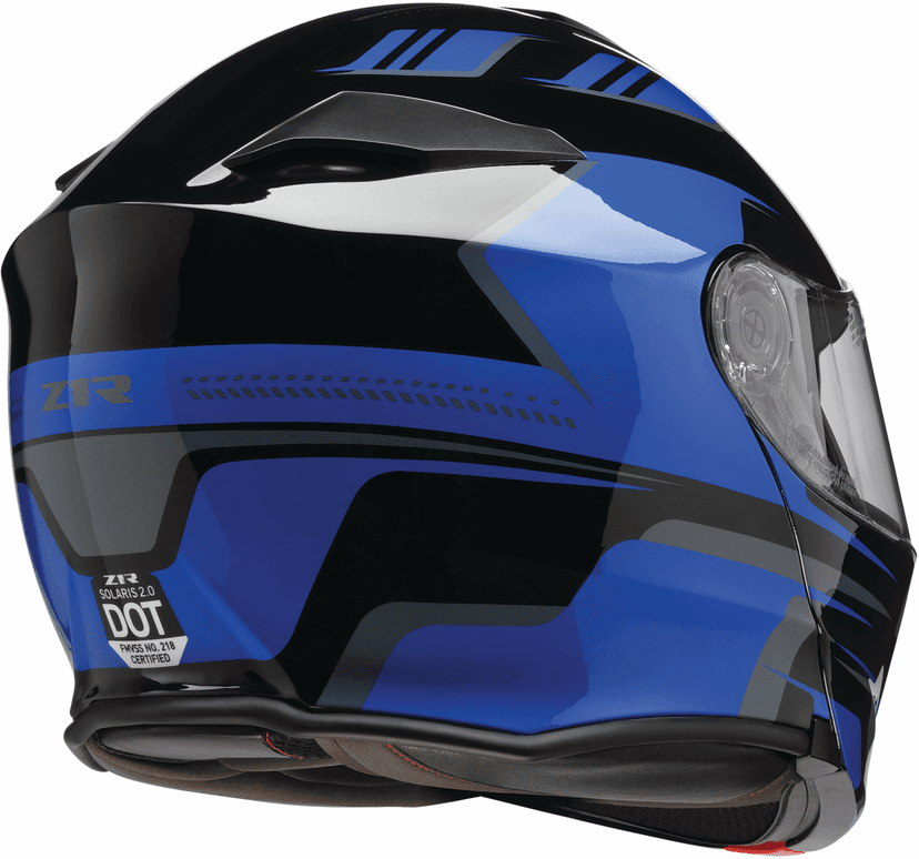 Z1R 0100-2448 Solaris 2.0 Modular Helmet - Slater - Blue - Large — image 3 of 3