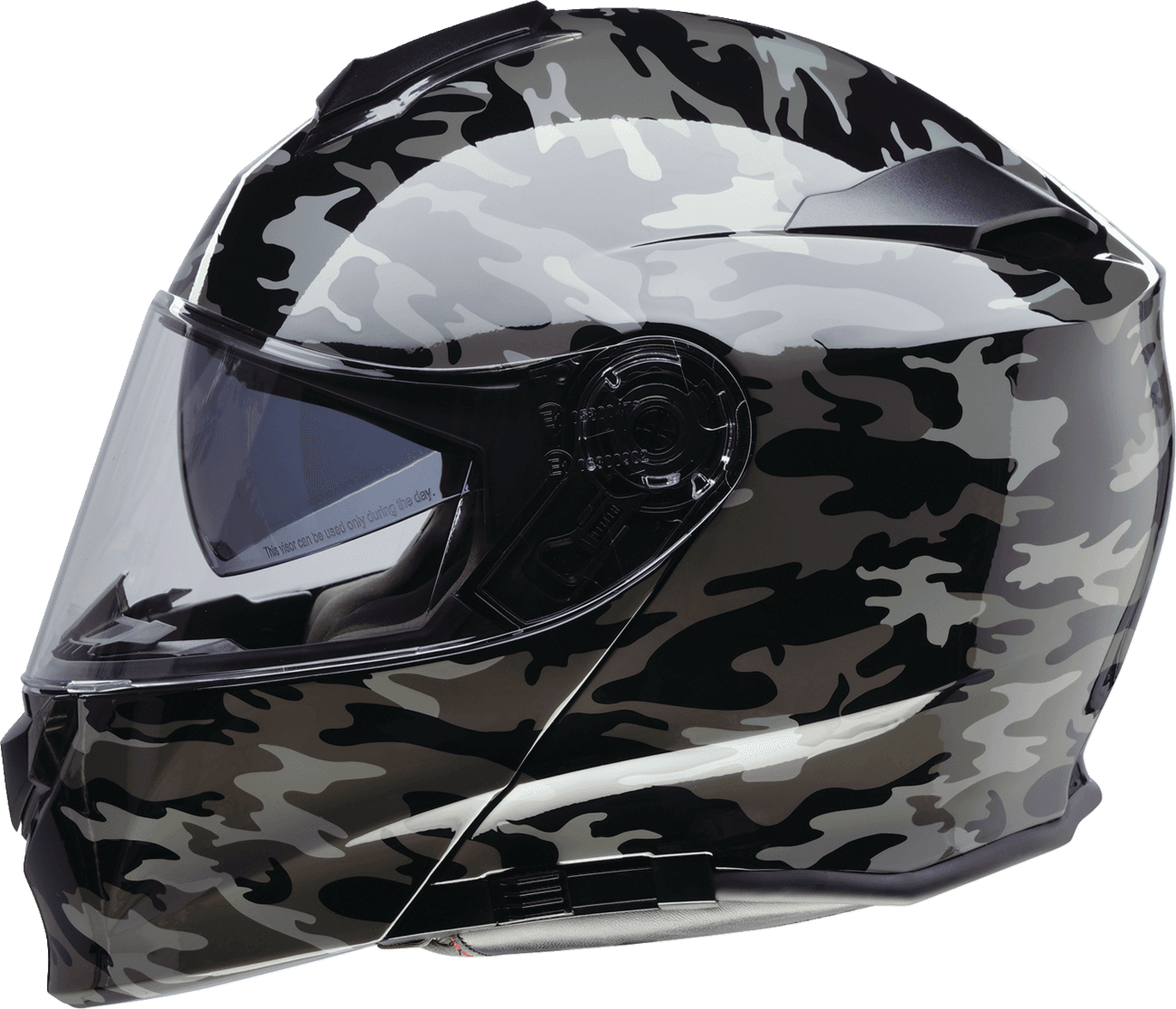 Z1R 0100-2609 Solaris 2.0 Modular Helmet - Camo - Black/Gray - Medium