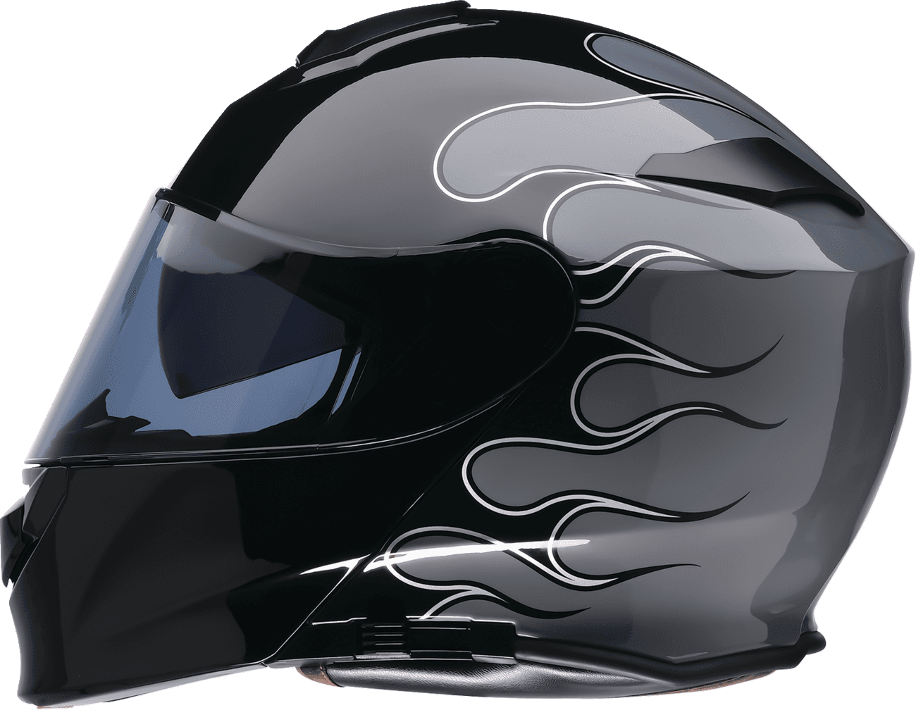Z1R 0100-2652 Solaris 2.0 Modular Helmet - Flame - Black/Gray - XS