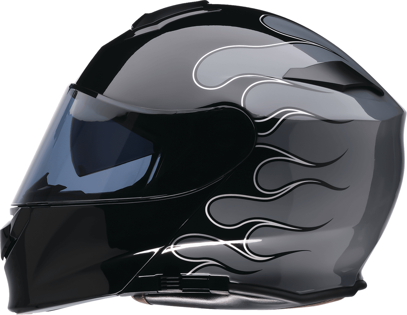 Z1R 0100-2655 Solaris 2.0 Modular Helmet - Flame - Black/Gray - Large