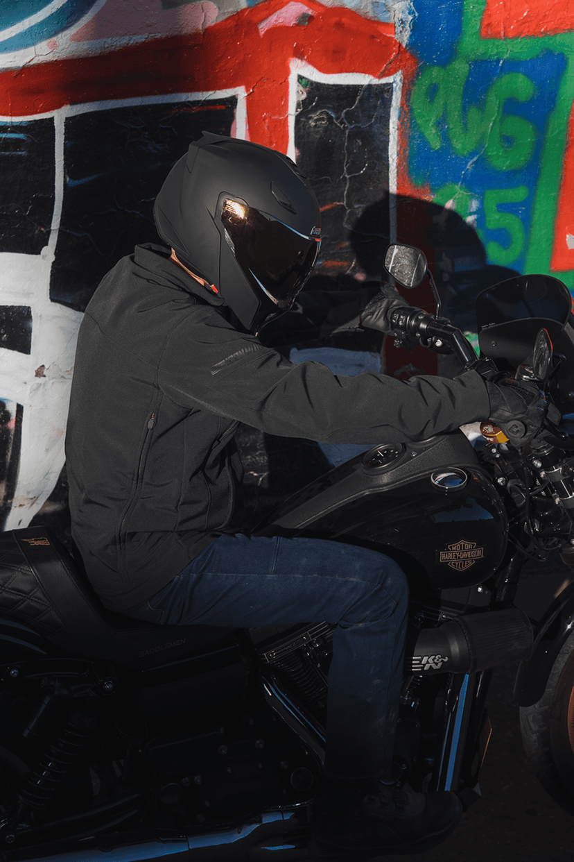 ICON 0100-2694 Threshold™ Modular Helmet - Solid - Matte Black - Large — image 6 of 6