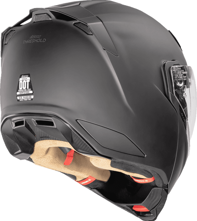 ICON 0100-2694 Threshold™ Modular Helmet - Solid - Matte Black - Large — image 3 of 6
