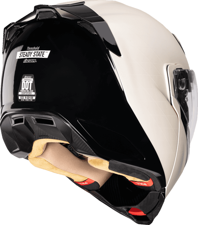 ICON 0100-2701 Threshold™ Modular Helmet - Steady State - White - Large — image 3 of 4