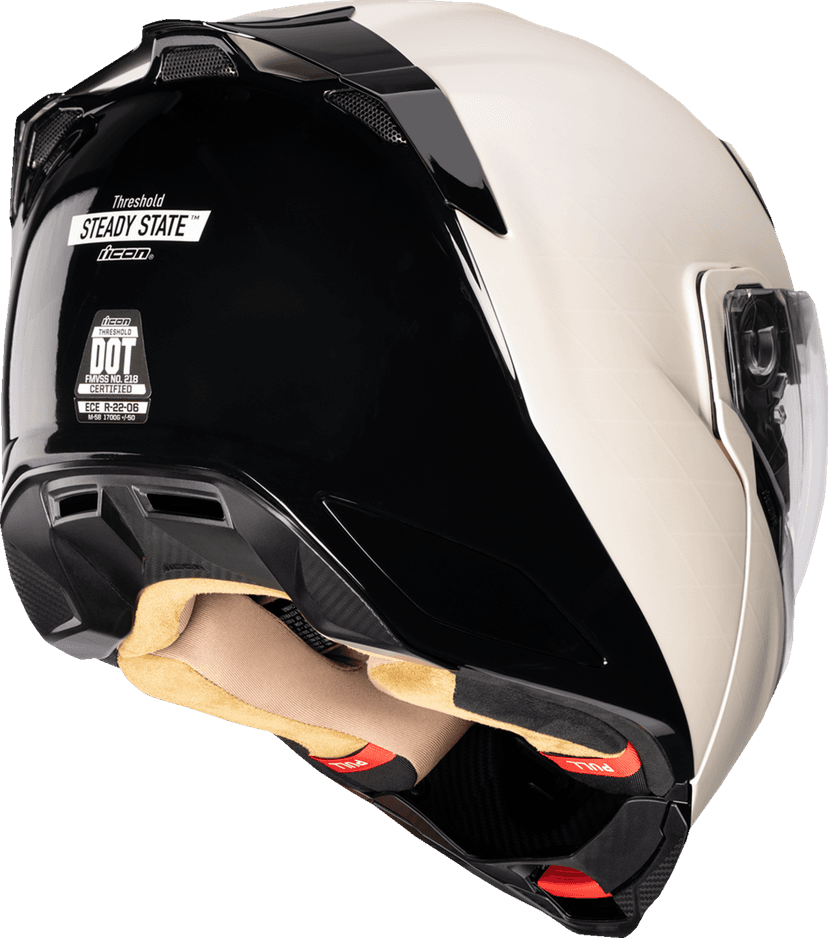 ICON 0100-2702 Threshold™ Modular Helmet - Steady State - White - XL — image 3 of 4