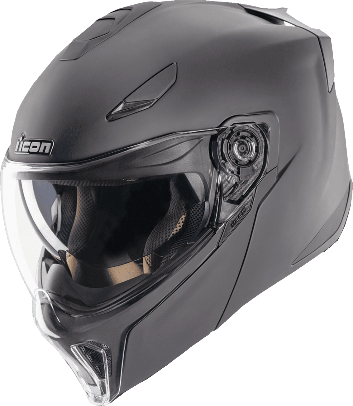 ICON 0100-2705 Threshold™ Modular Helmet - Solid - Matte Black - XS