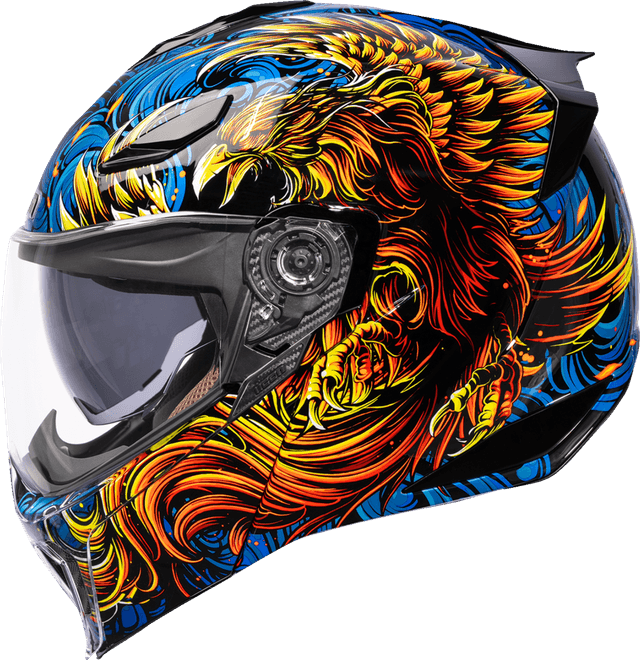 ICON 0100-2726 Threshold™ Modular Helmet - Burn Birdie Burn - Blue - 2XL — image 2 of 5