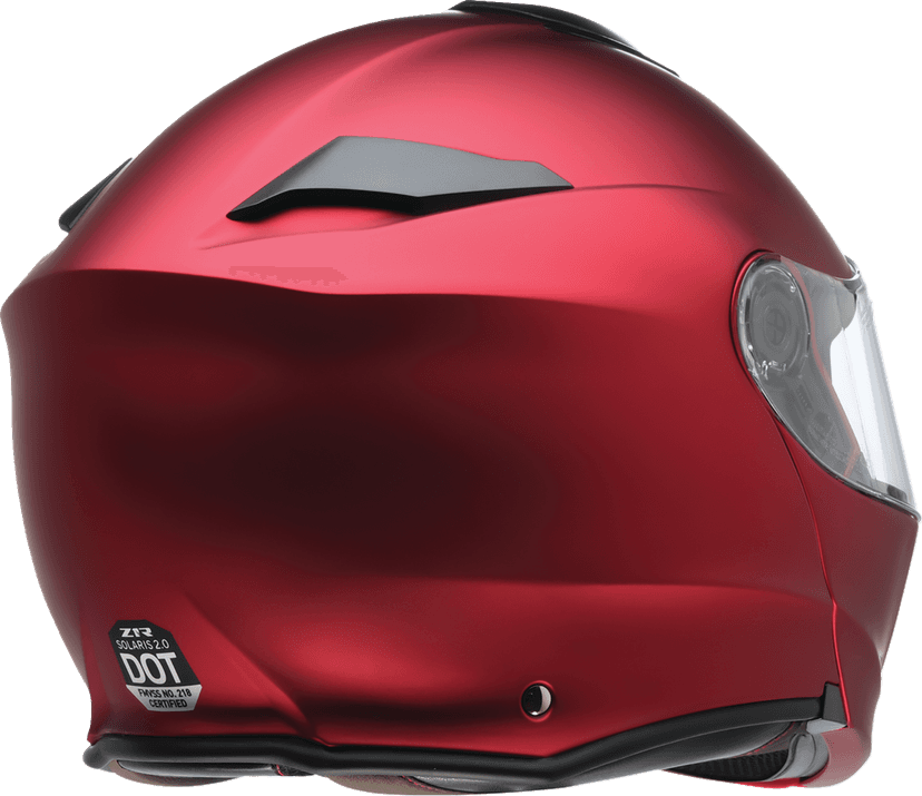 Z1R 0100-2738 Solaris 2.0 Modular Helmet - Satin - Red - Medium — image 4 of 4