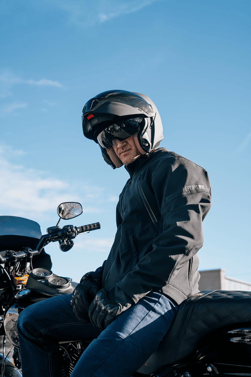 ICON 0100-2812 Threshold™ Modular Helmet - Solid - Gloss Black - Small — image 5 of 6