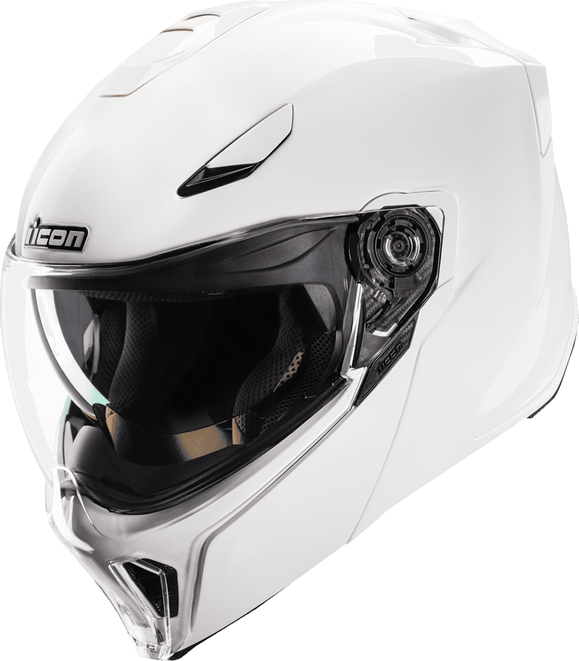ICON 0100-2819 Threshold™ Modular Helmet - Solid - Gloss White - Small