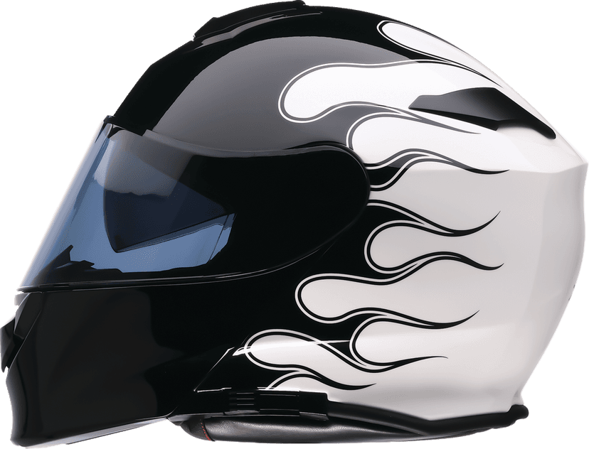 Z1R 0100-2839 Solaris 2.0 Modular Helmet - Flame - Black/White - 3XL — image 1 of 4