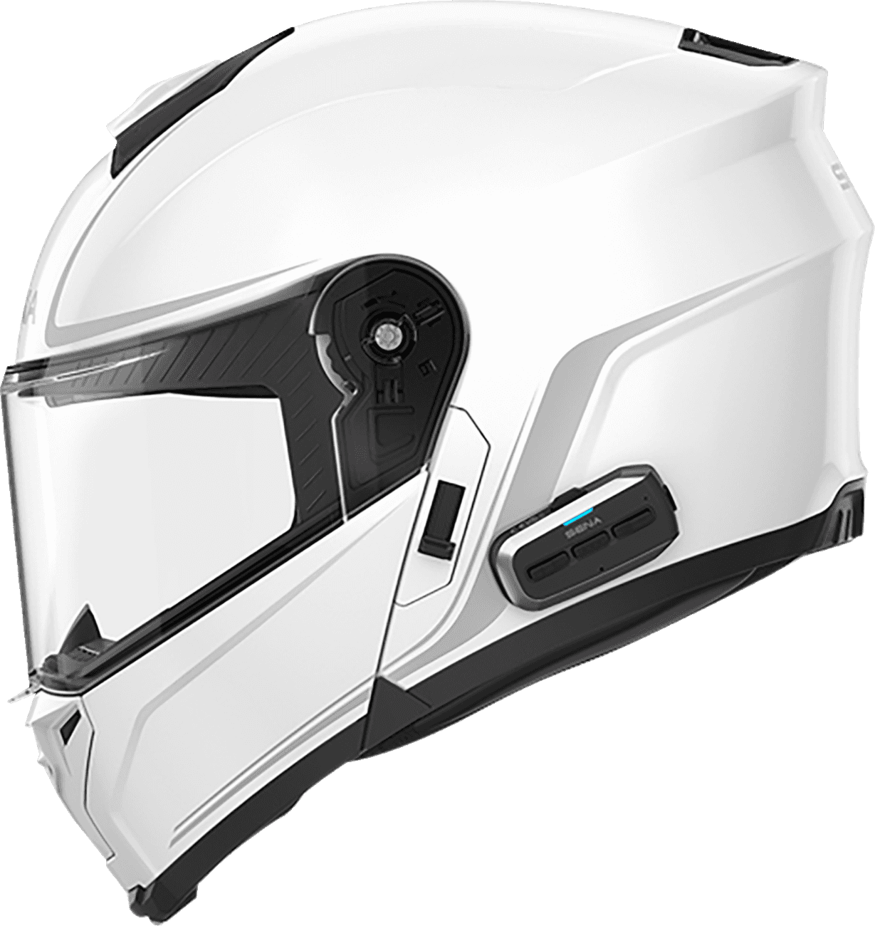 SENA 0100-2849 Outrush 2 Mesh Modular Helmet - Gloss White - XL