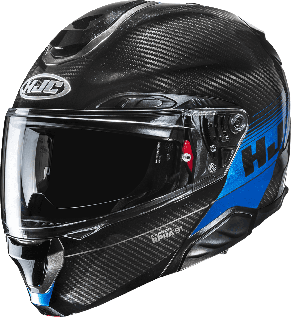 HJC 0100-3187 RPHA 91 Carbon Modular Helmet - Elig - MC2 - Large