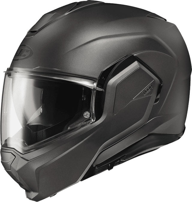 HJC 0100-3258 i100 Modular Helmet - Solid - Semi-Flat Titanium - 2XL