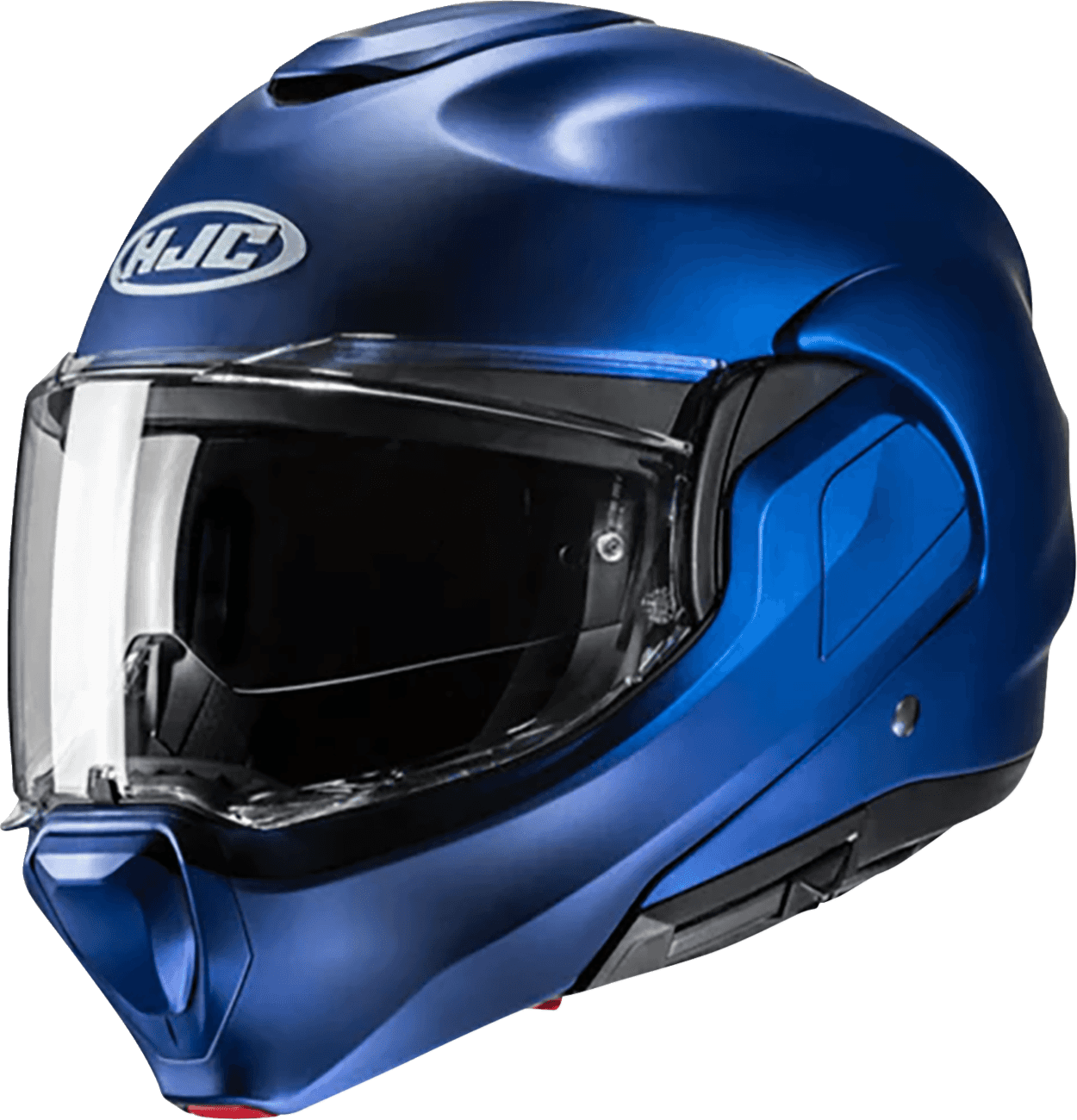 HJC 0100-3289 F100 Modular Helmet - Solid - Semi-Flat Metallic Blue - 2XL