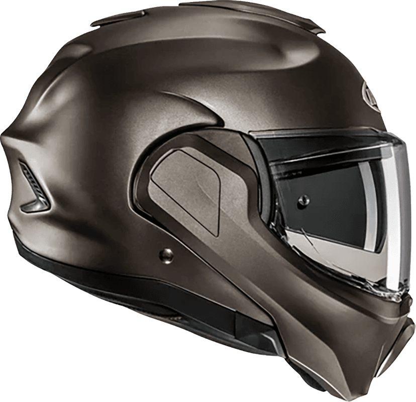 HJC 0100-3308 F100 Modular Helmet - Solid - Semi-Flat Titanium - Medium — image 2 of 2