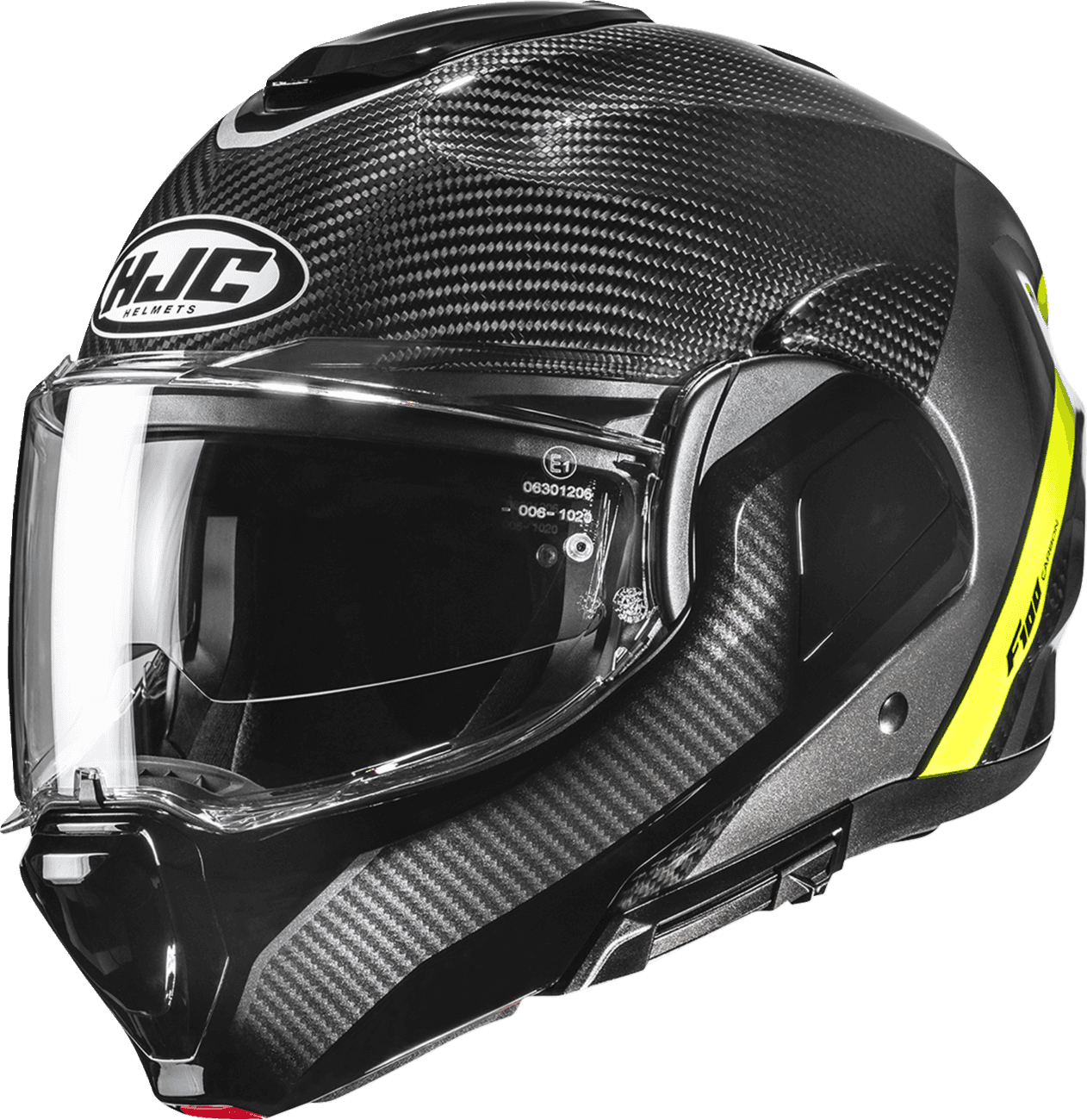HJC 0100-3333 F100 Carbon Modular Helmet - Stan - MC3H - 2XL