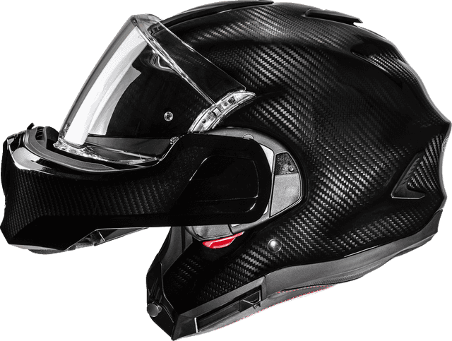 HJC 01003341 F100 Carbon Modular Helmet - Solid - Matte Carbon - XS — image 2 of 2