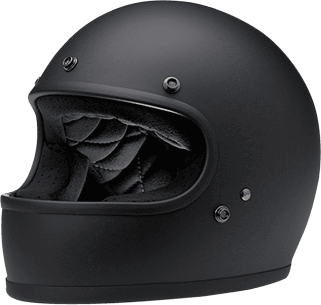 BILTWELL 0101-11408 Gringo Helmet - Flat Black - XS — image 1 of 6