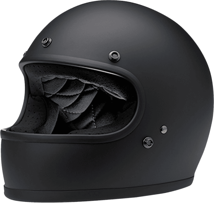 BILTWELL 0101-11408 Gringo Helmet - Flat Black - XS — image 1 of 6