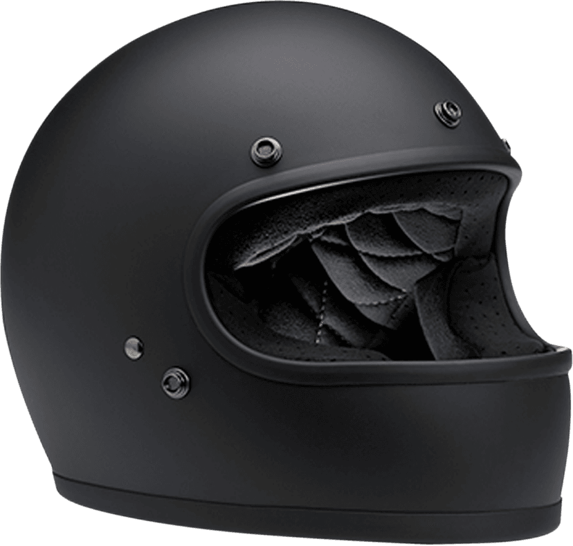 BILTWELL 0101-11408 Gringo Helmet - Flat Black - XS — image 3 of 6