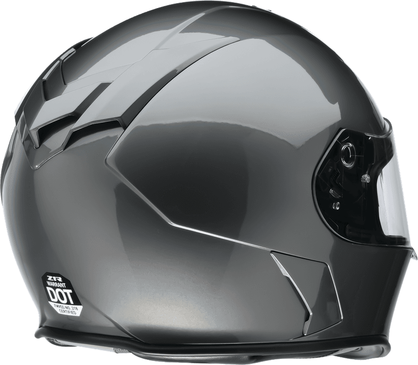 Z1R 0101-13162 Warrant Helmet - Dark Silver - XL — image 4 of 4