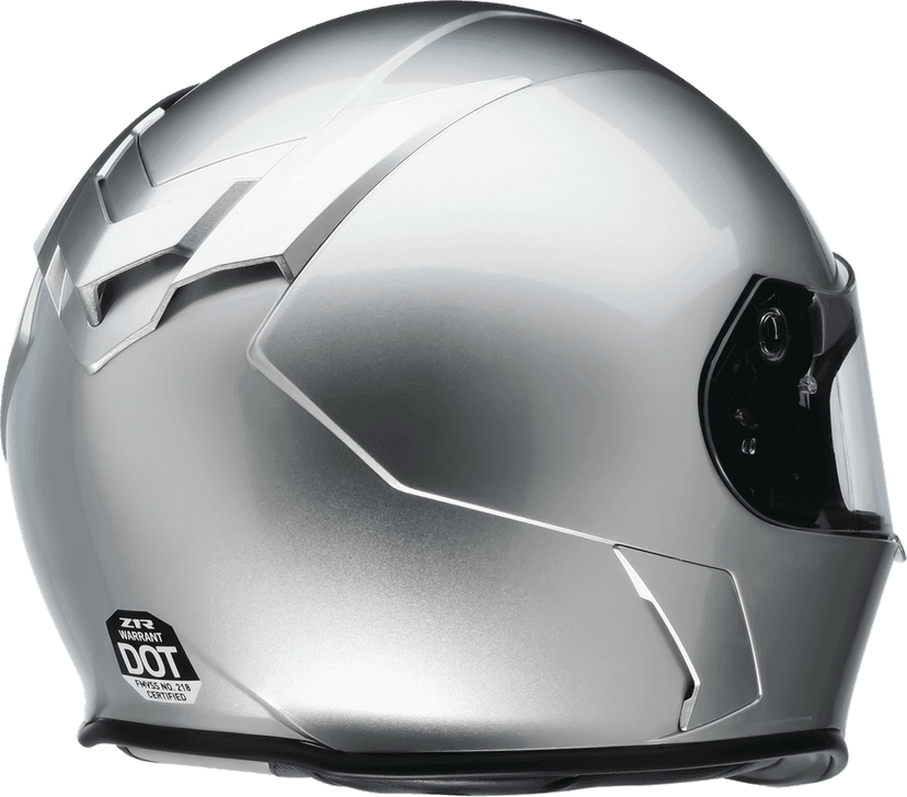 Z1R 0101-13166 Warrant Helmet - Silver - Medium — image 4 of 4