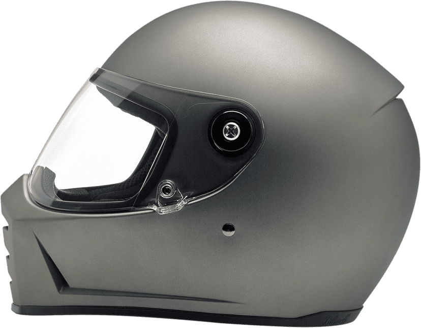 BILTWELL 0101-13825 Lane Splitter Helmet - Flat Titanium - XS — image 2 of 10