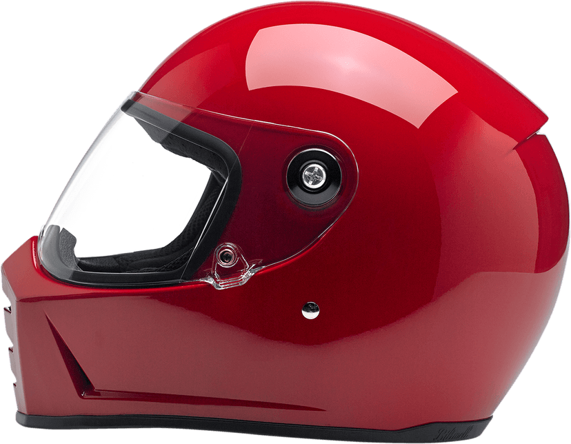 BILTWELL 0101-13849 Lane Splitter Helmet - Gloss Blood Red - XS — image 8 of 9
